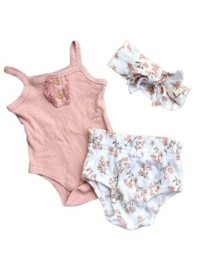 Rachel Zoe 3 Piece Baby Girl Summer Outfit